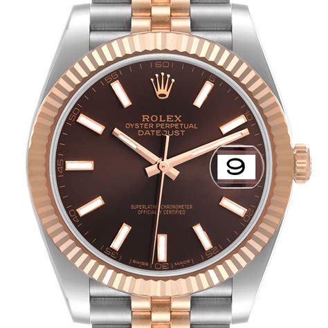 chocolate face womens rolex|Rolex datejust 41 chocolate dial.